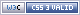 Valid CSS